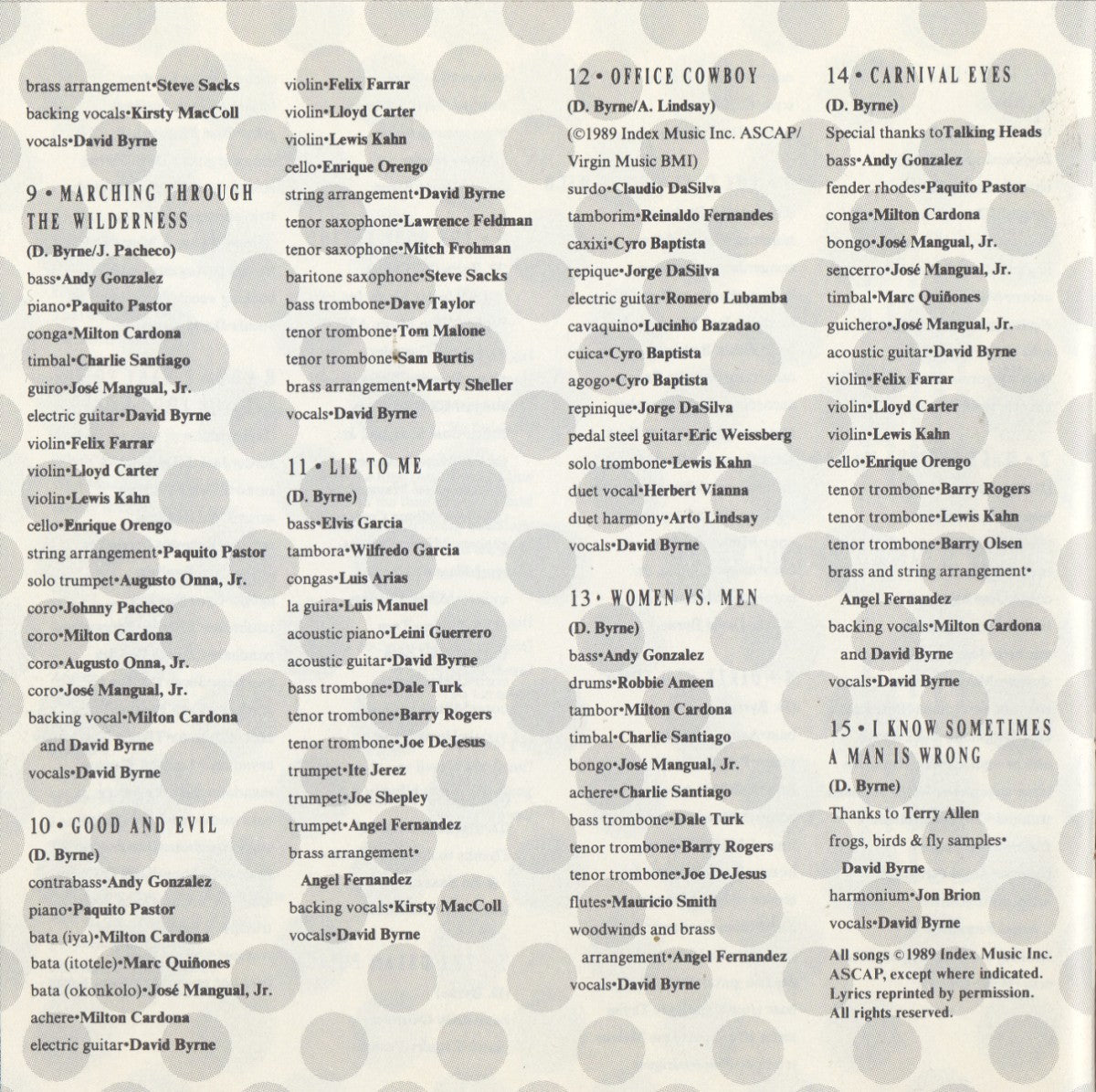 David Byrne – Rei Momo (Import CD)