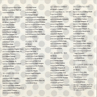 David Byrne – Rei Momo (Import CD)