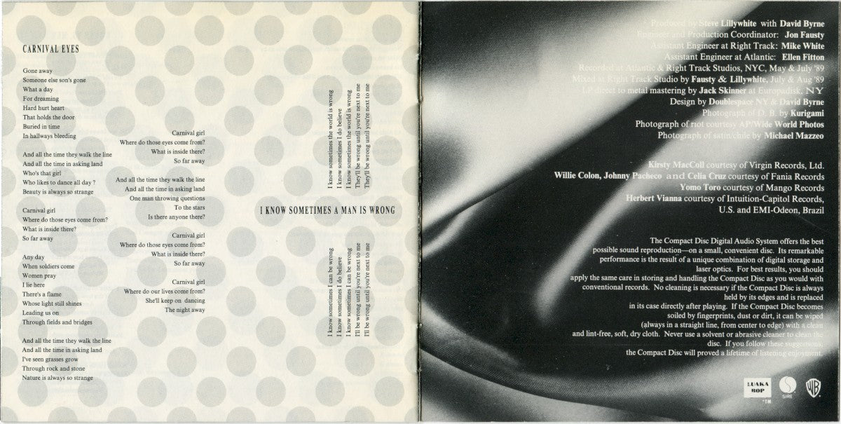 David Byrne – Rei Momo (Import CD)