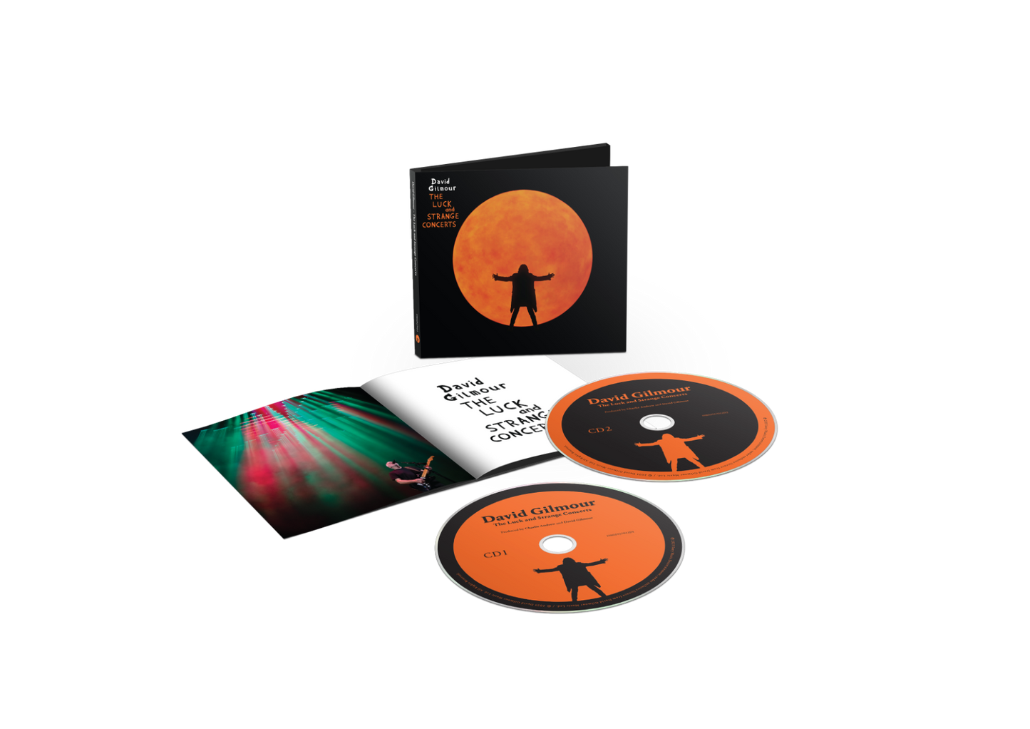 David Gilmour The Luck And Strange Concerts (2CD Set + 24-Page Booklet) Music CD