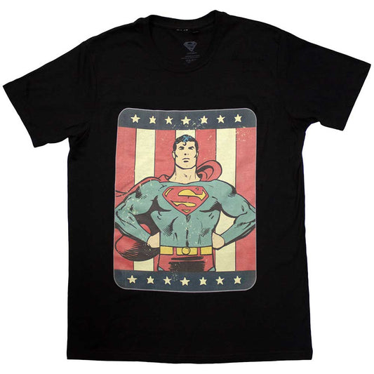 DC Comics Superman Stripes [T-Shirt] Officially Licensed