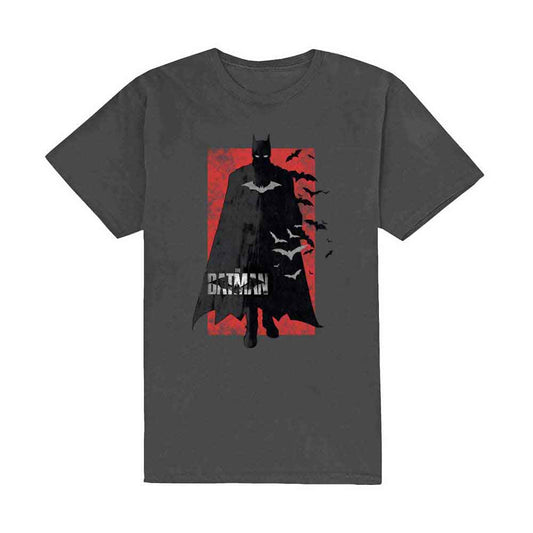 DC Comics The Batman Distressed Logo [T-Shirt] Officially Licensed