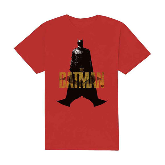 DC Comics The Batman Yellow Text [T-Shirt] Officially Licensed