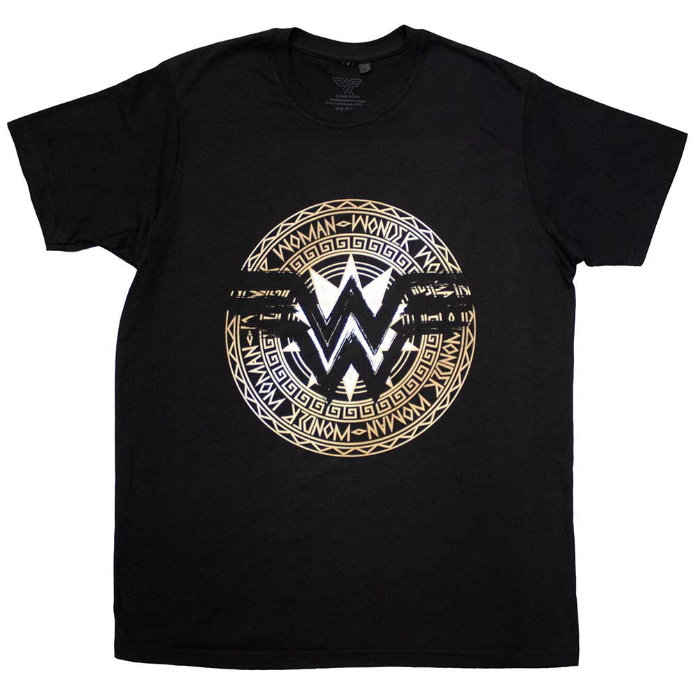 DC Comics Wonder Woman Gold Circle Mens T Shirt Officially Licensed