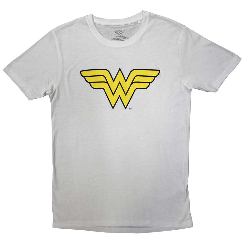DC Comics Wonder Woman - Yellow Logo [T-Shirt] Officially Licensed