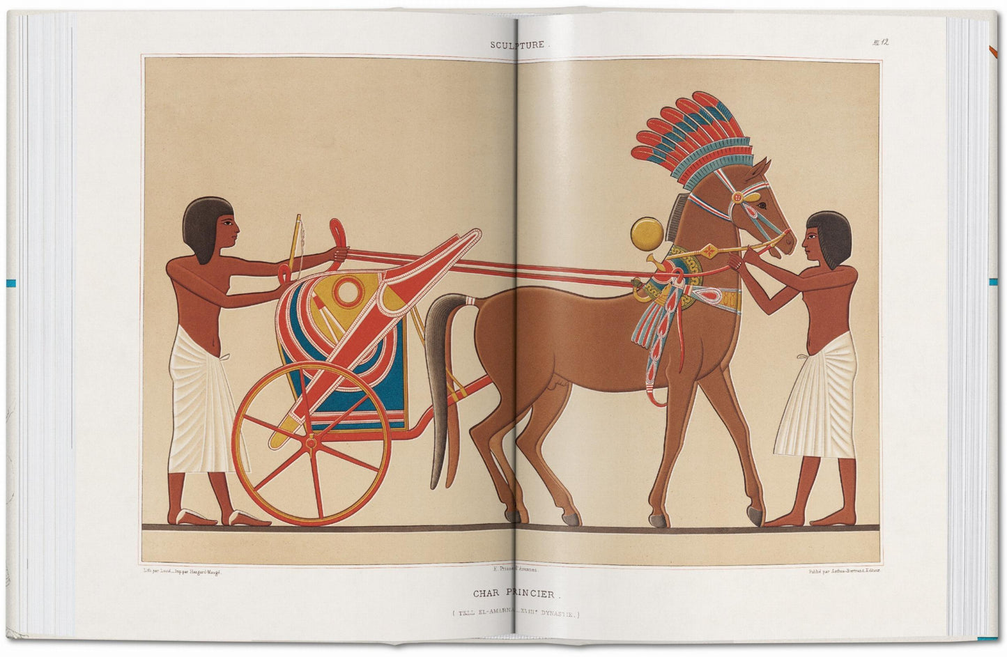 Prisse d'Avennes. Egyptian Art (German, French, English) Book