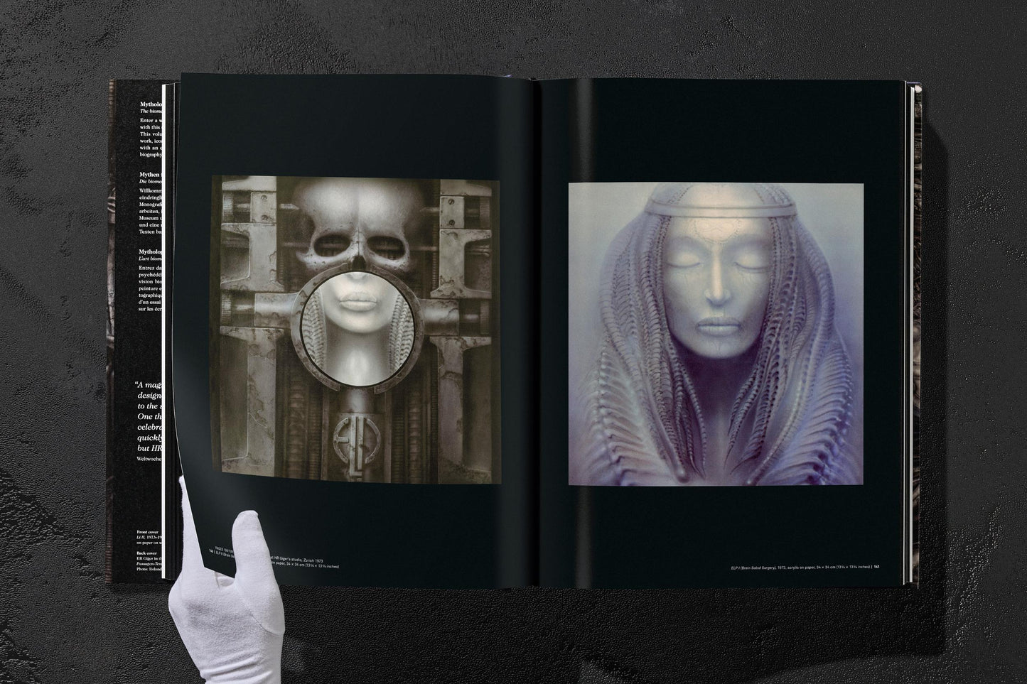 HR Giger (German, French, English) Book
