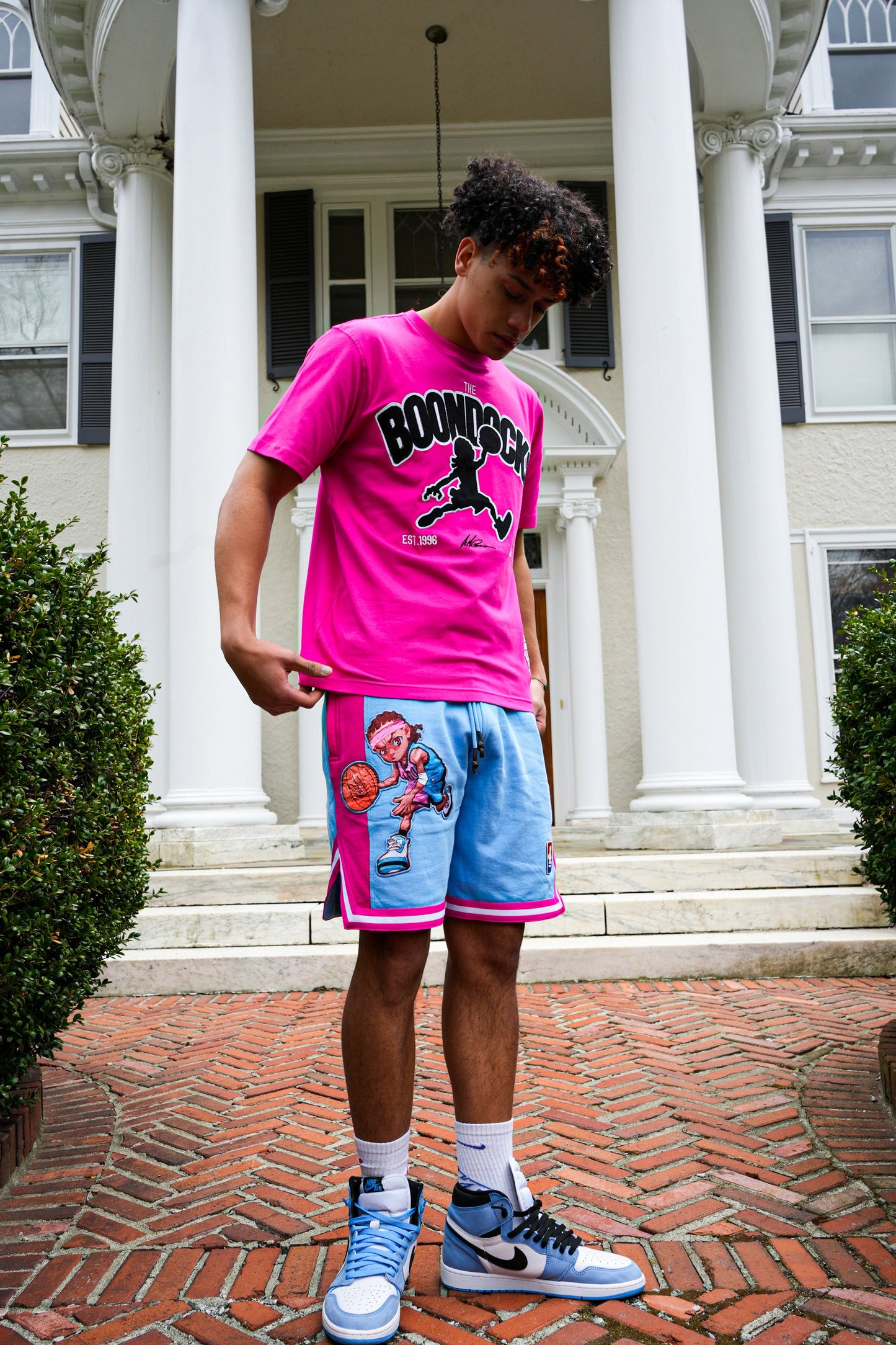 The Boondocks - Air Riley Pink Mens T Shirt