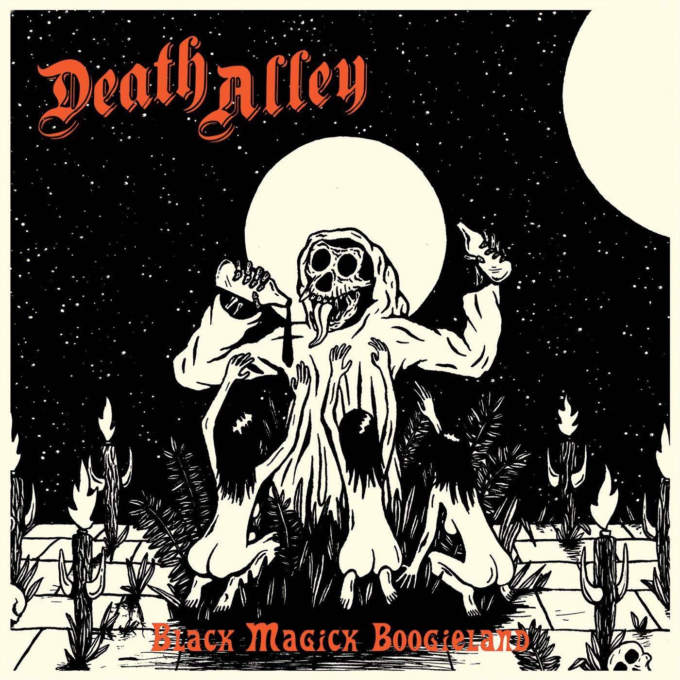 Death Alley - Black Magick Boogieland (CLOUDY CLEAR VINYL) Vinyl Record