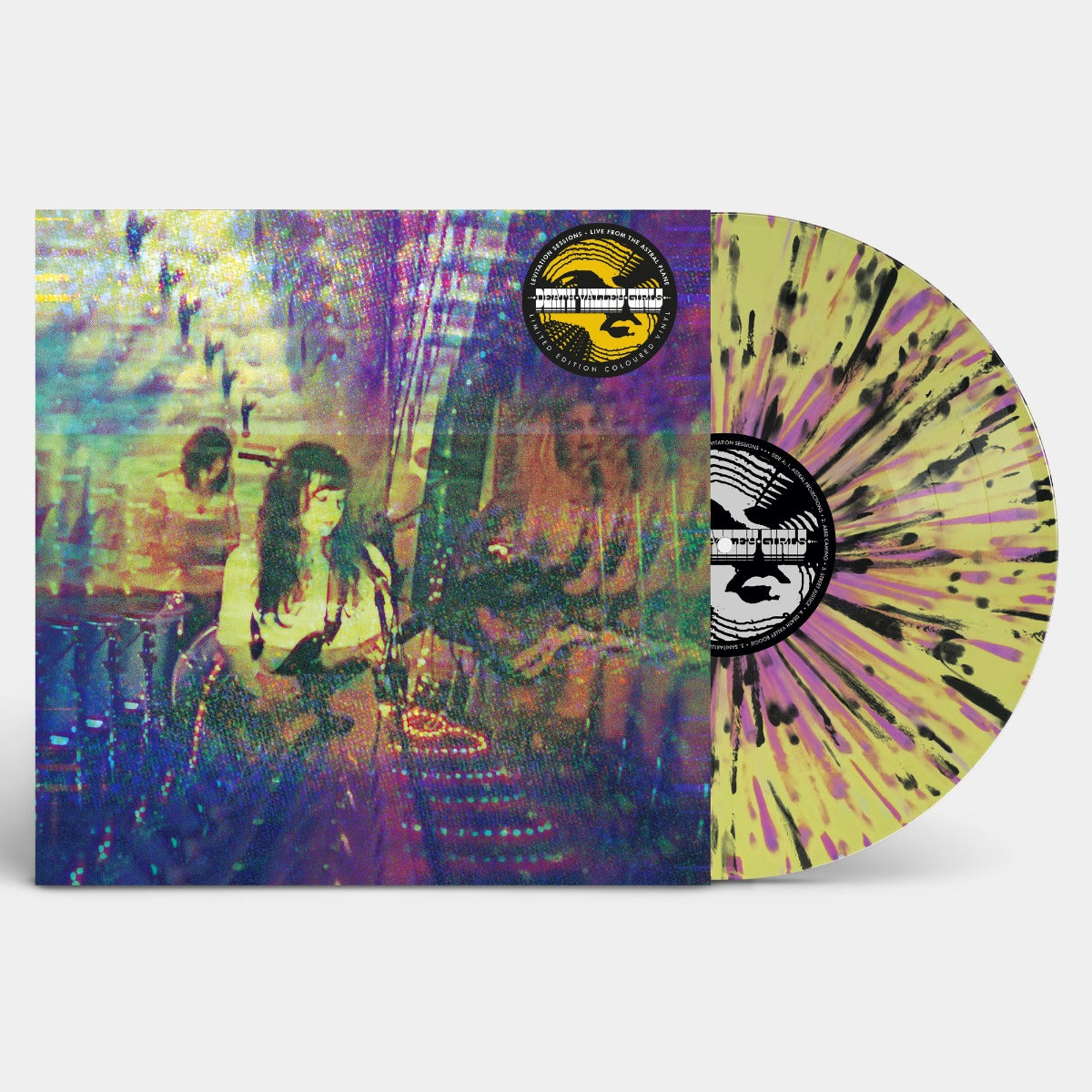 Death Valley Girls - Levitation Sessions (Indie Exclusive, Lemon Yellow & Black Splatter) Vinyl Record