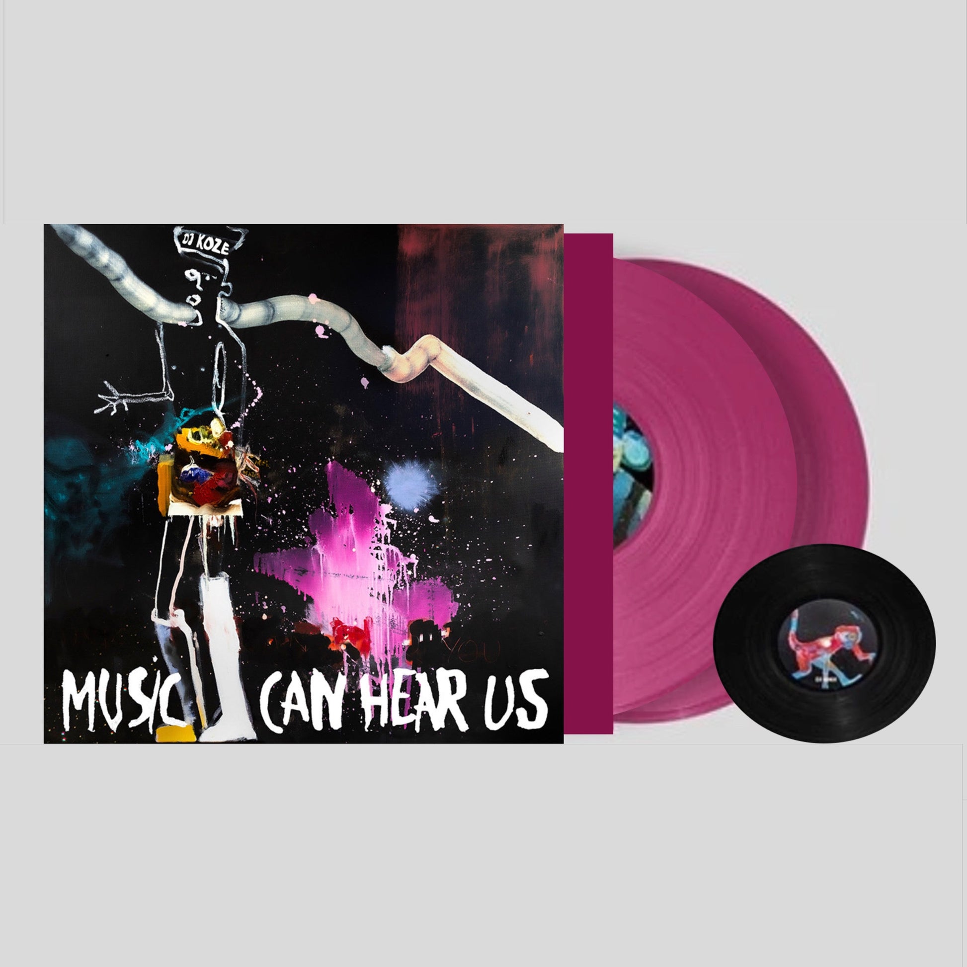 Music Can Hear Us (MAGENTA VINYL) Vinyl Record