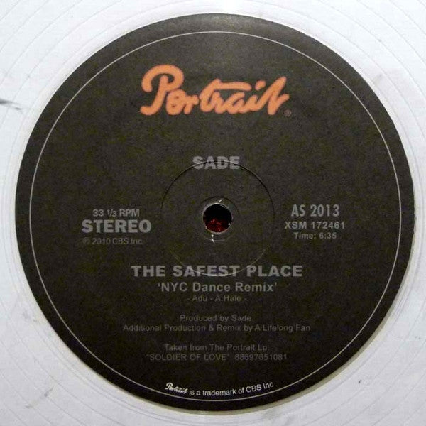 The Safest Place (NYC Dance Remix)  Vinyl Record