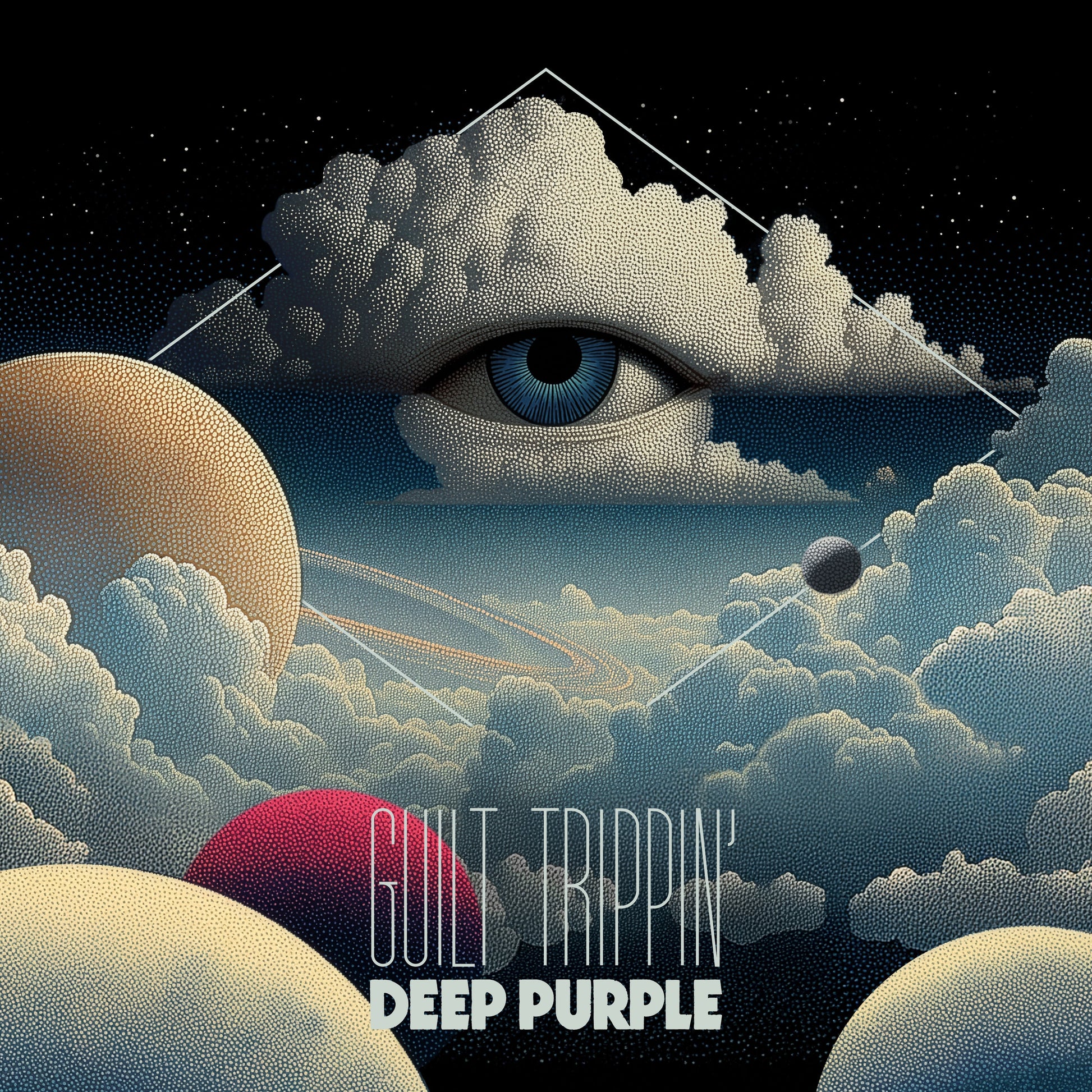 PRE-ORDER Deep Purple - Guilt Trippin' (Limited) (Silver/Blue Splatter 12" Maxi Single) [Vinyl] Vinyl Record