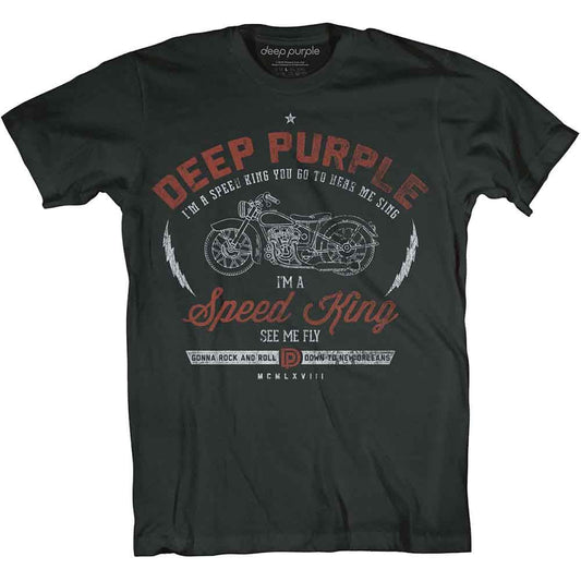 Deep Purple Speed King Mens T Shirt Officially Licensed