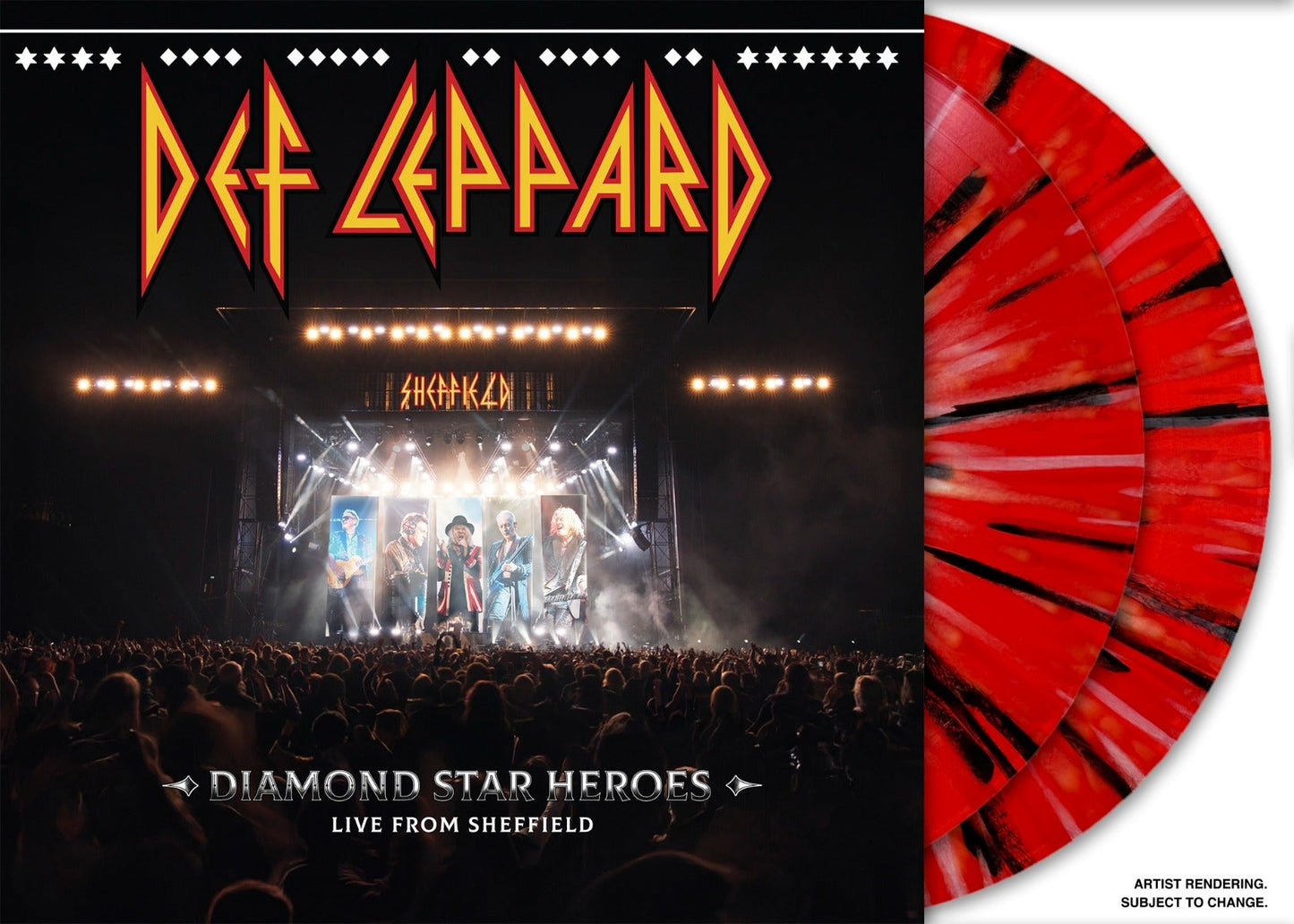 Diamond Star Heroes: Live From Sheffield [180G Multicolor Splatter 2LP] [Half-Speed] Vinyl Record