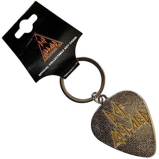 Def Leppard Logo Pick Keychain