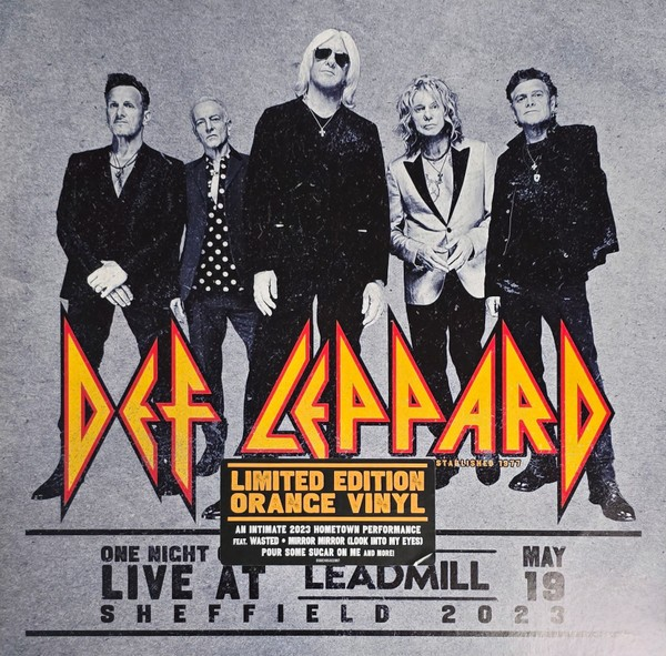 Def Leppard - One Night Only: Live At The Leadmill 2023 (Limited Edition, Orange Colored Vinyl) (2 Lp's)  Vinyl Record