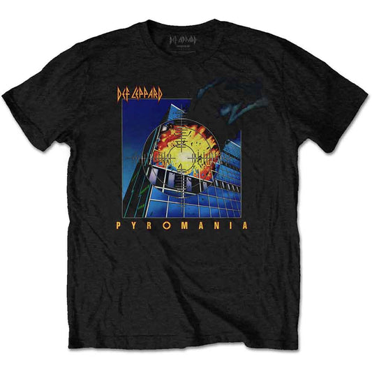 Def Leppard Pyromania T Shirt Black Officially Licensed