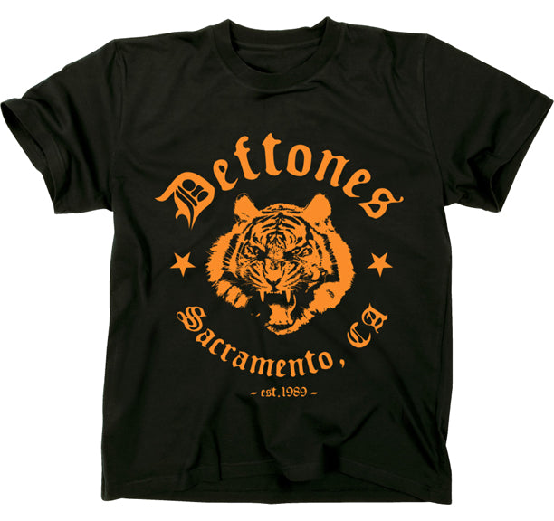 Deftones Tiger Sacramento Est. 1989 Mens T-shirt Official