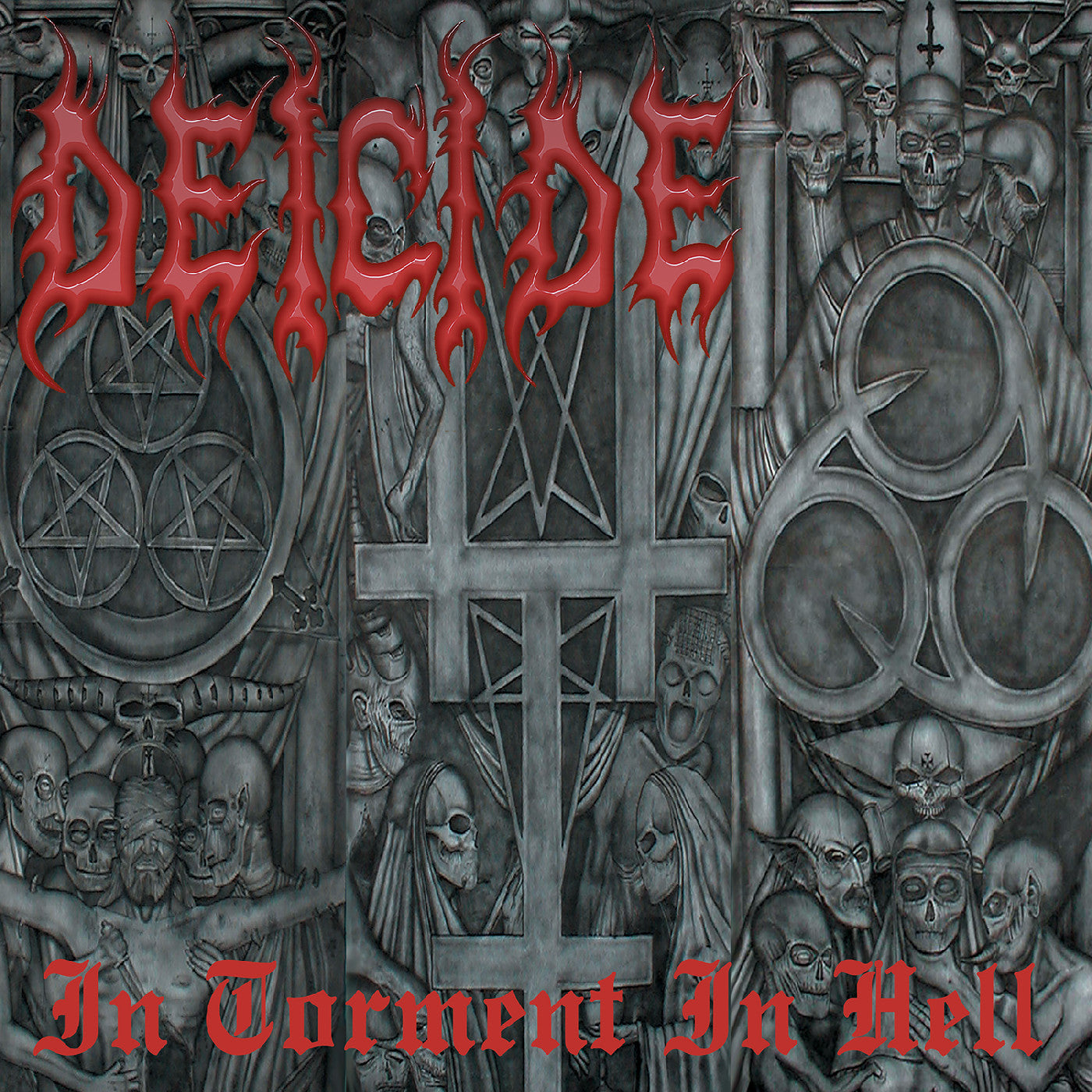 PRE-ORDER Deicide - In Torment In Hell - Remastered [Red Smoke Vinyl] [Vinyl] Vinyl Record
