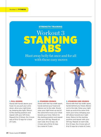 Denise Austin's Fit Over 50 - The Menopause Issue, Spring 2025: Beat Middle-Aged Spread, Embrace Your Best Self, Conquer Hot Flashes, Reclaim Vitality, Manage Menopause Symptoms, Boost Energy & More!
