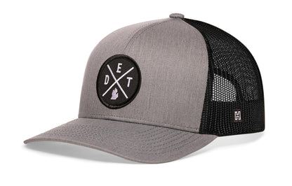 Detroit Trucker Hat  |  Black DET X Snapback