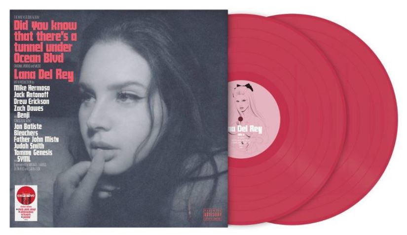 Lana Del Rey - Did You Know There's A Tunnel Under Ocean Blvd (Ltd Pink) Vinyl Record