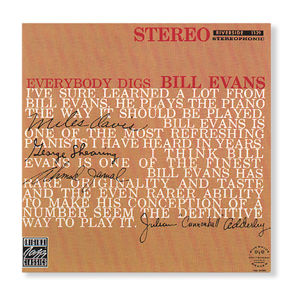 Everybody Digs Bill Evans (LP) Vinyl Record
