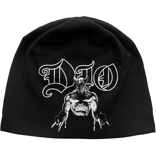 Dio Last In Line JD Print Beanie Hat Black