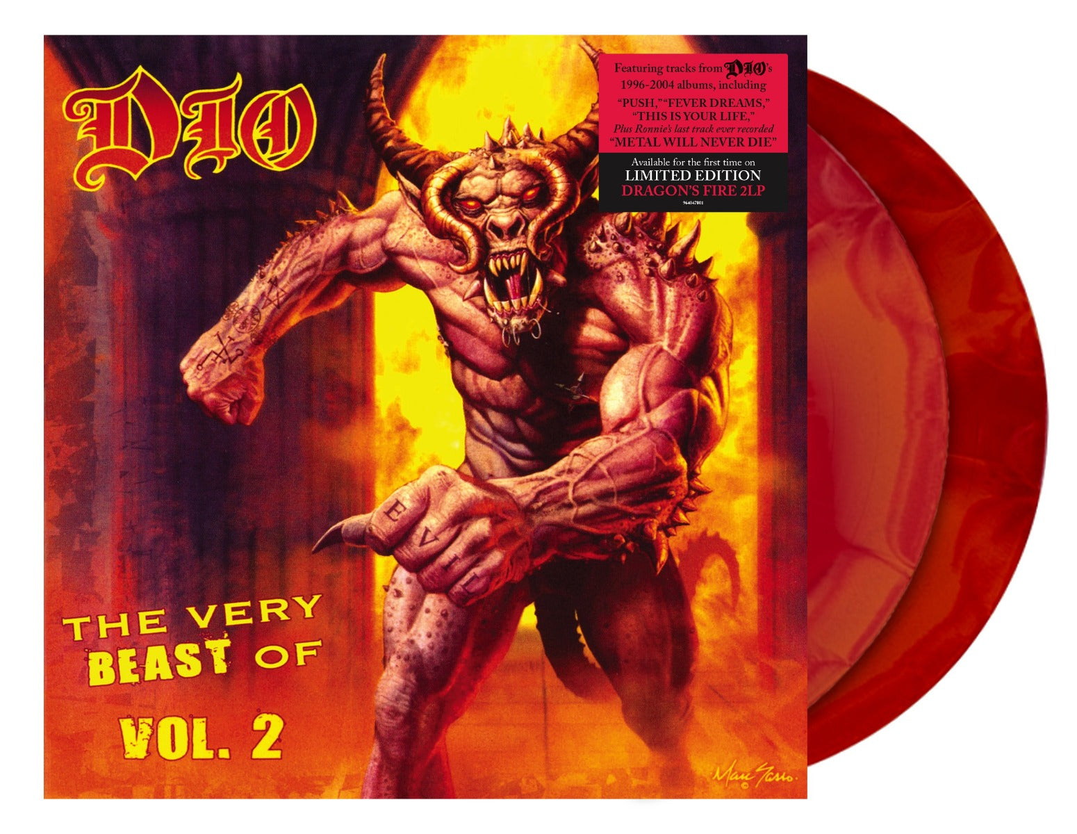 The Very Best Of Dio, Vol. 2 ("Dragon's Fire" Colored Vinyl) (2 Lp's) [Vinyl] Vinyl Record