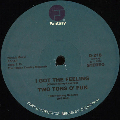 I Got The Feeling / Space Bass  Vinyl Record
