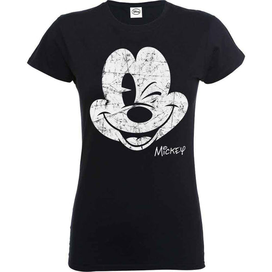 Disney Mickey Mouse Beaten Face [T-Shirt] Officially Licensed