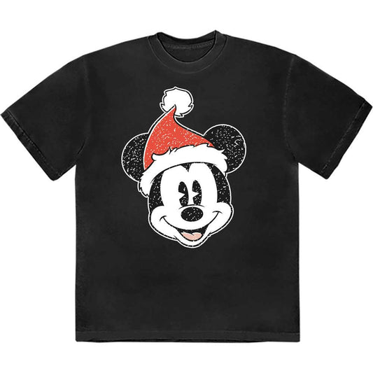 Disney Mickey Mouse Santa Hat [T-Shirt] Officially Licensed