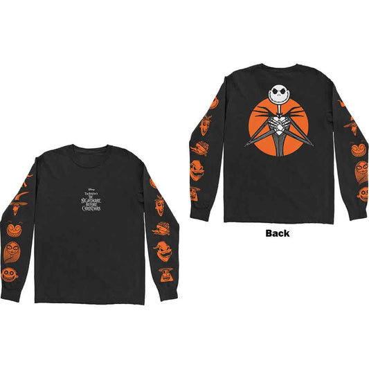 Disney The Nightmare Before Christmas All Characters Orange [T-Shirt] Officially Licensed