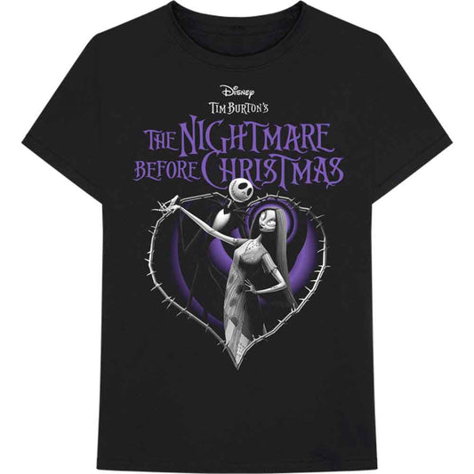 Disney The Nightmare Before Christmas Purple Heart [T-Shirt] Officially Licensed
