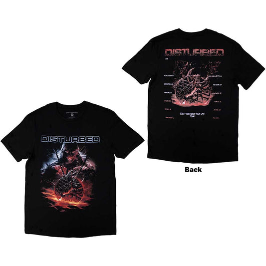 Disturbed European Tour '23 Medallion [T-Shirt] Officially Licensed