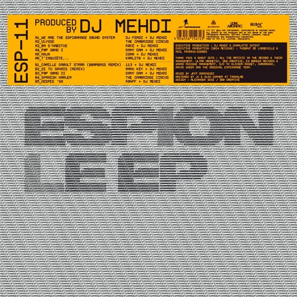 Espion Ep (Orange Vinyl) Vinyl Record