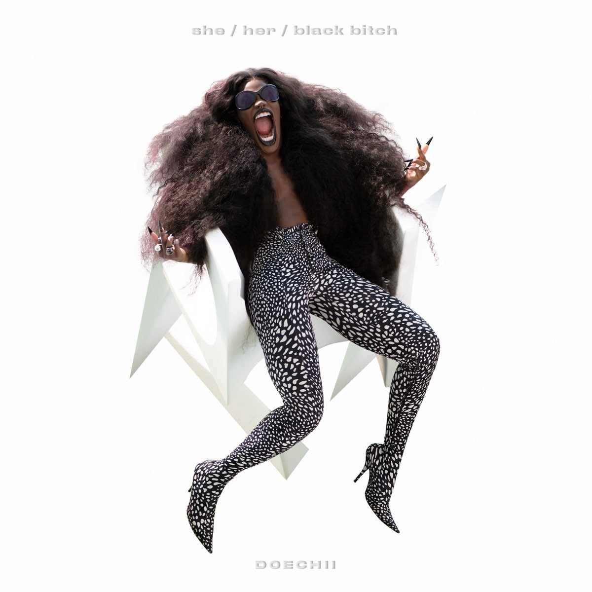 She / Her / Black Bitch (Limited Edition, Midnight Indigo Colored Vinyl) [Import] (12" Single) Vinyl Record