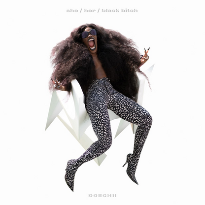 She / Her / Black Bitch (Limited Edition, Midnight Indigo Colored Vinyl) [Import] (12" Single) Vinyl Record