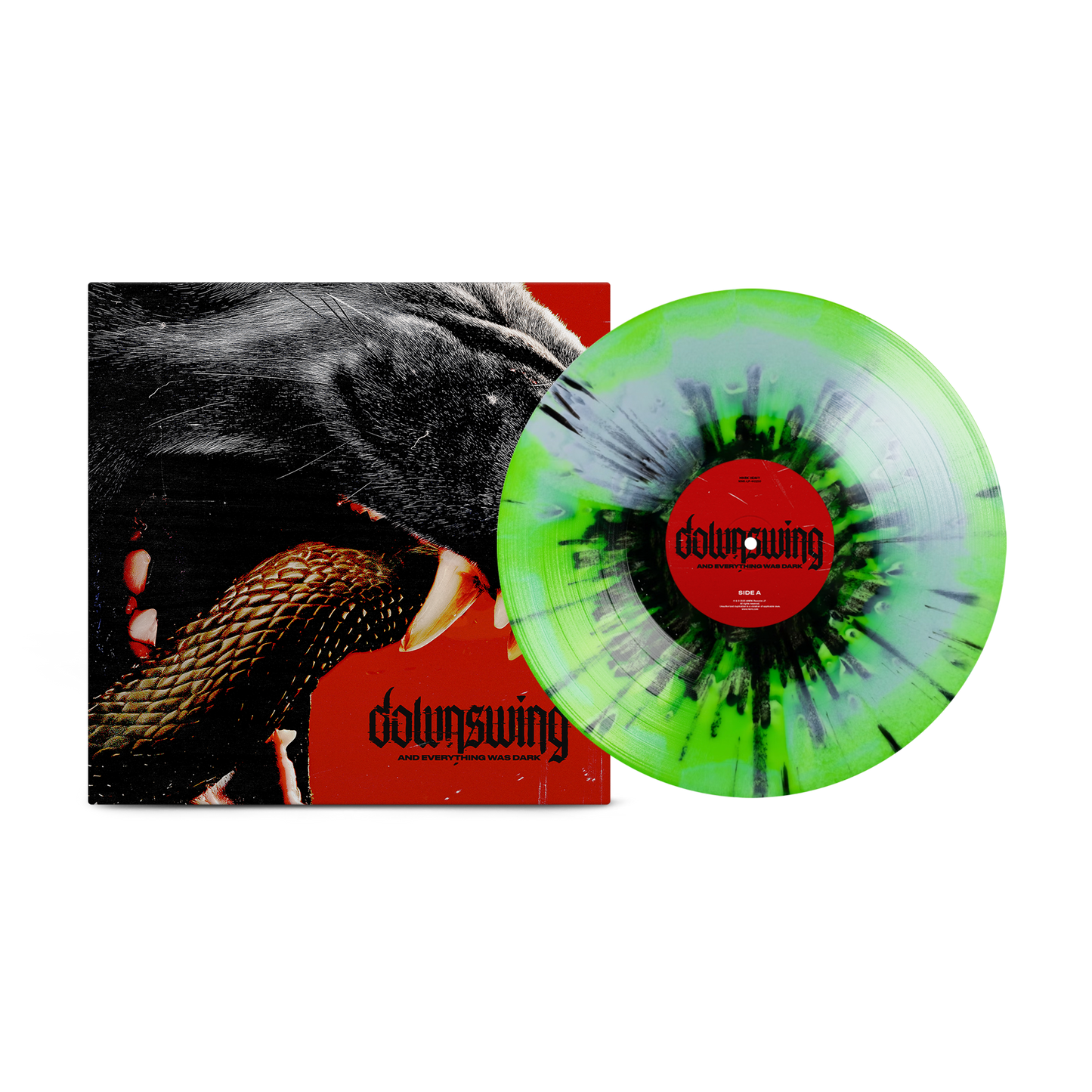 Downswing - And Everything Was Dark (Green/Black Splatter) Vinyl Record