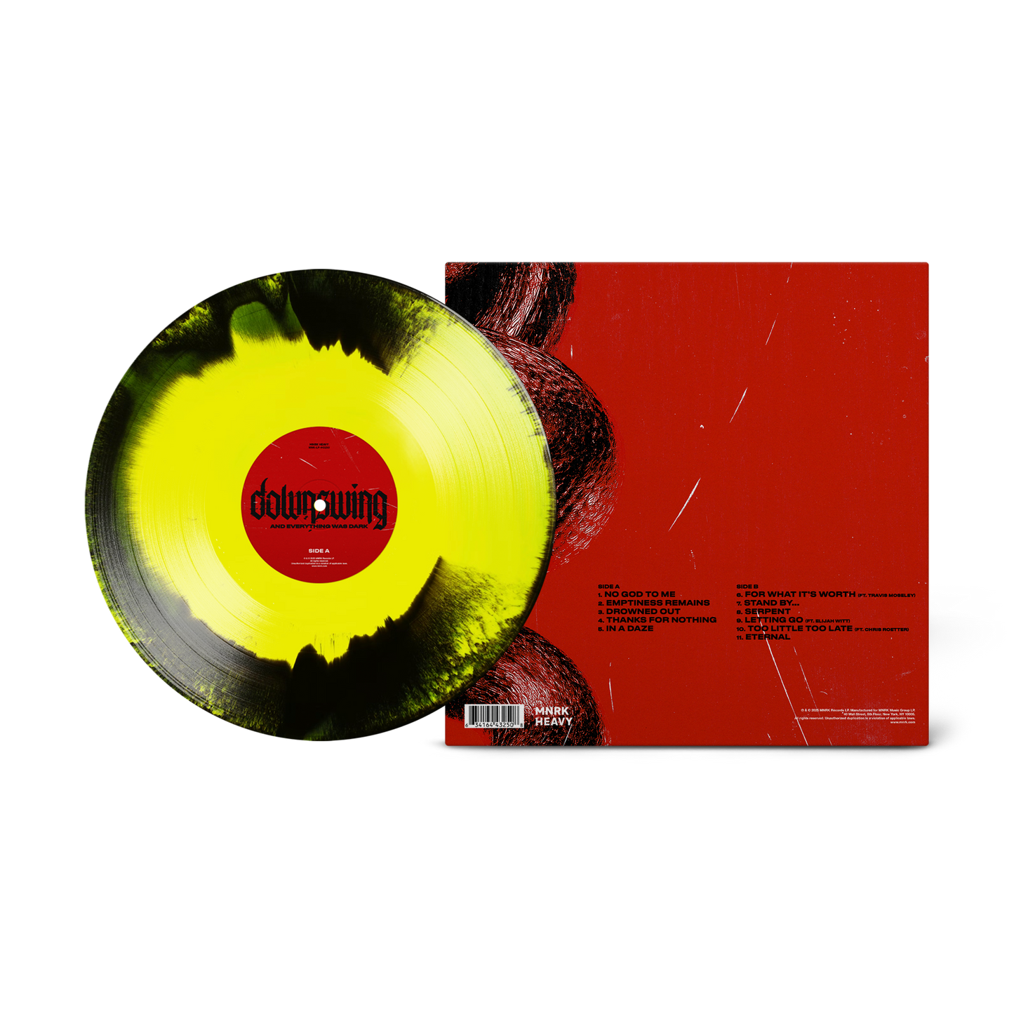Downswing - And Everything Was Dark (Yellow Blend) Vinyl Record