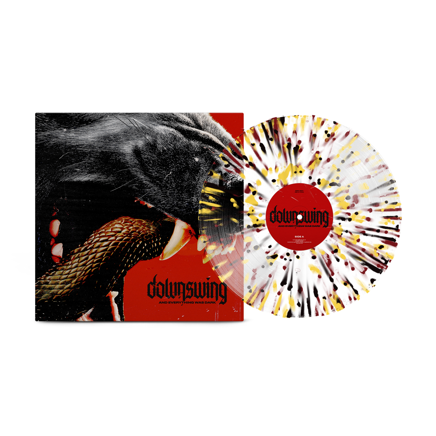 Downswing - And Everything Was Dark 3 Color Splatter Vinyl Record