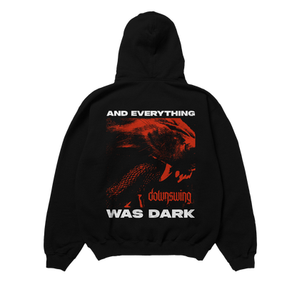Downswing - Everything Was Dark Mens Hoodie Black Officially Licensed