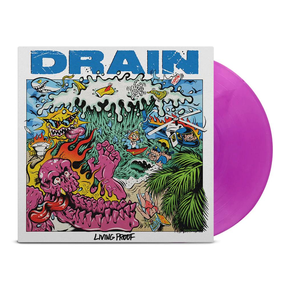 Drain - Living Proof [Explicit Content] (Indie Exclusive, Colored Vinyl, Purple, Gatefold LP Jacket) Vinyl Record