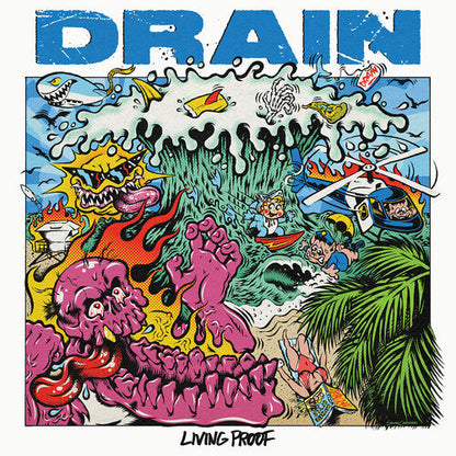 Drain - Living Proof [Explicit Content] (Indie Exclusive, Colored Vinyl, Purple, Gatefold LP Jacket) Vinyl Record