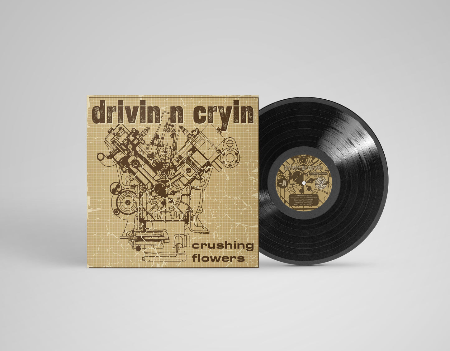 Crushing Flowers (Black Vinyl) [Vinyl] Vinyl Record