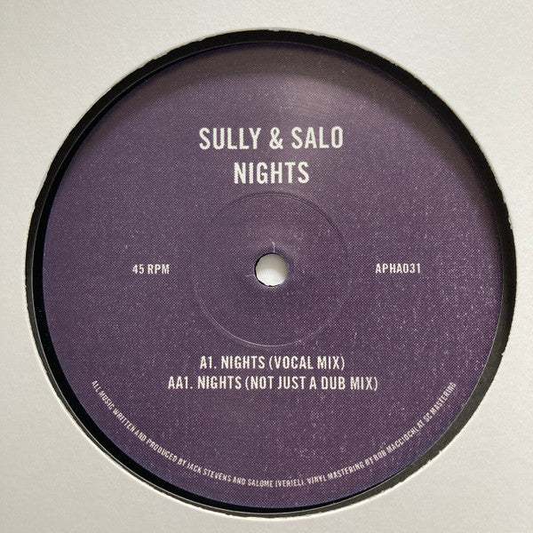 Nights Vinyl Record