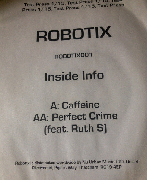 Caffeine / Perfect Crime  Generic Vinyl Record