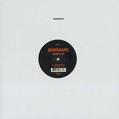 DUBSHAPE - Droplets Vinyl Record
