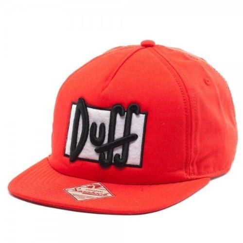 Duff Beer Duffman Red Adjustable Baseball Hat Red